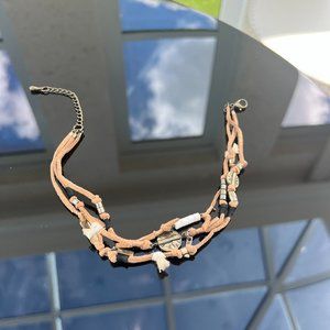FREE PEOPLE 3 Strand Western Inspired Chocker Necklace